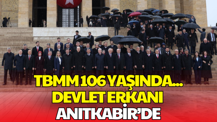 Anıtkabir'de 23 Nisan Töreni: TBMM 106 Yaşında